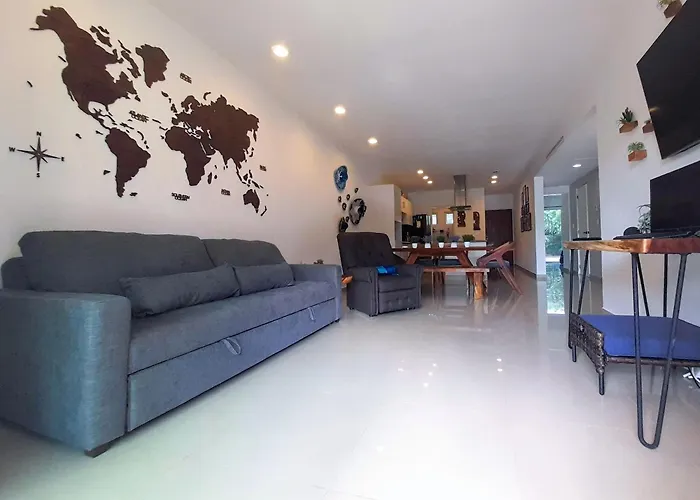 Joyol Ha 107, Lagoon View, 3-min Walk To Apartment Puerto Aventuras