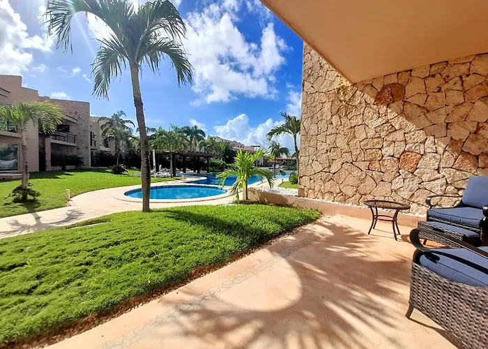 Apartment Joyol Ha 107, Lagoon View, 3-min Walk To Puerto Aventuras